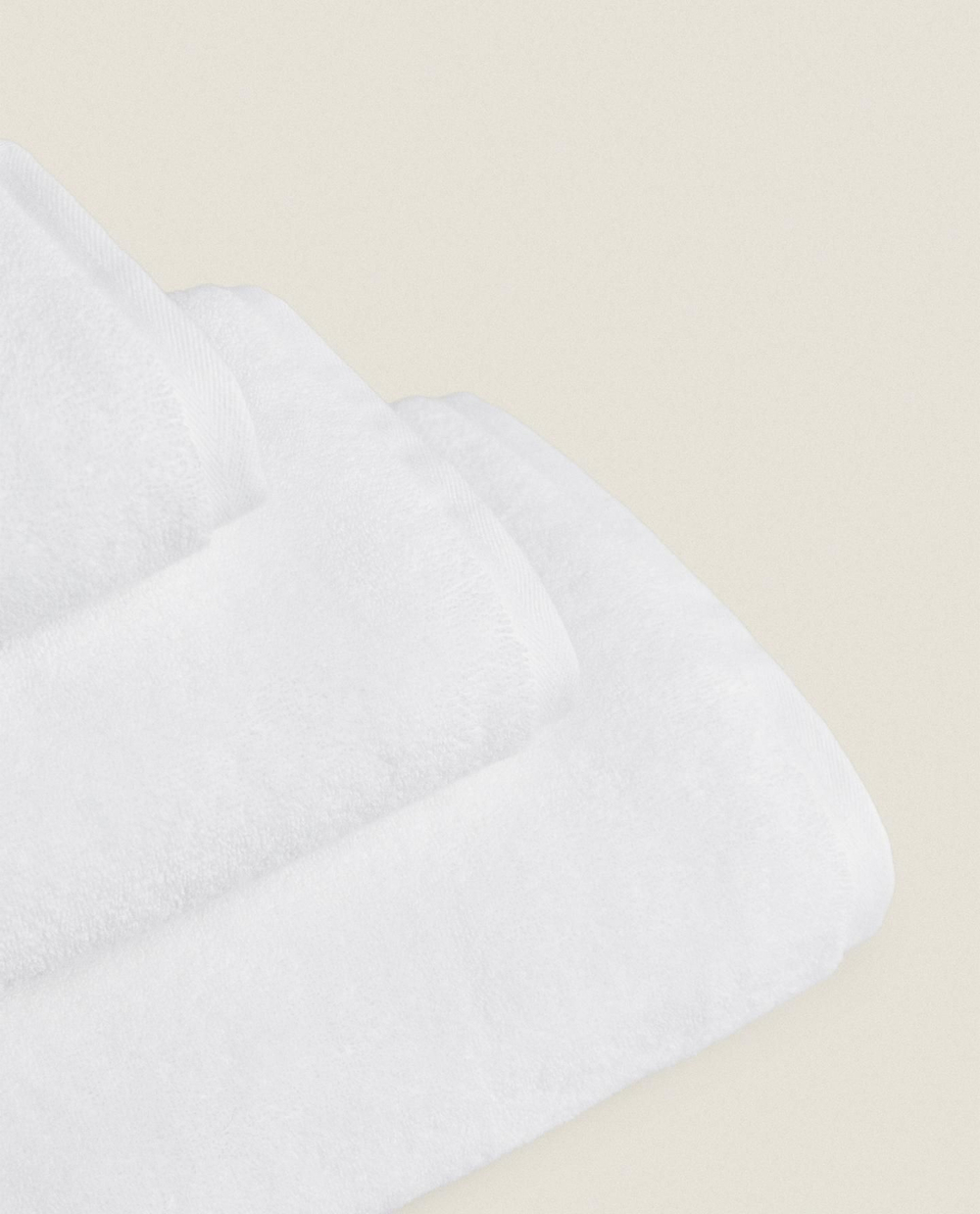 Zara Home - Банное полотенце из очень мягкого хлопка (700 гхм2), белый, 90х150 см