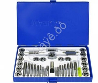 Набор метчиков и плашек 40пр. (подшипниковая сталь) МАЯКАВТО™ (кейс) 5429вт