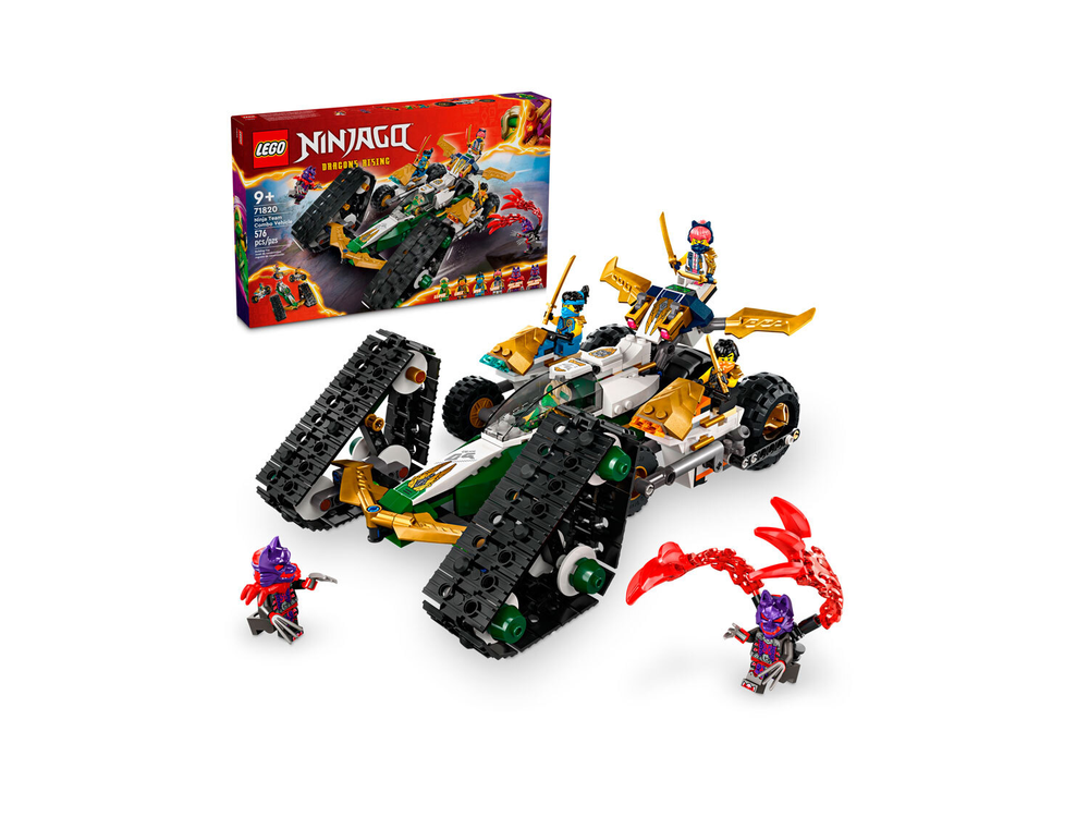 LEGO Ninjago 71820 «Комбо-авто команды Ниндзя» — трансформации и битвы