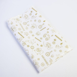 4967109 Клеенка 70х100 см., с ПВХ покрытием, с окантовкой, на резинке, с рисунком цвет МИКС