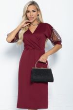 Платье Феличия (бордовое) П11206 LT Collection