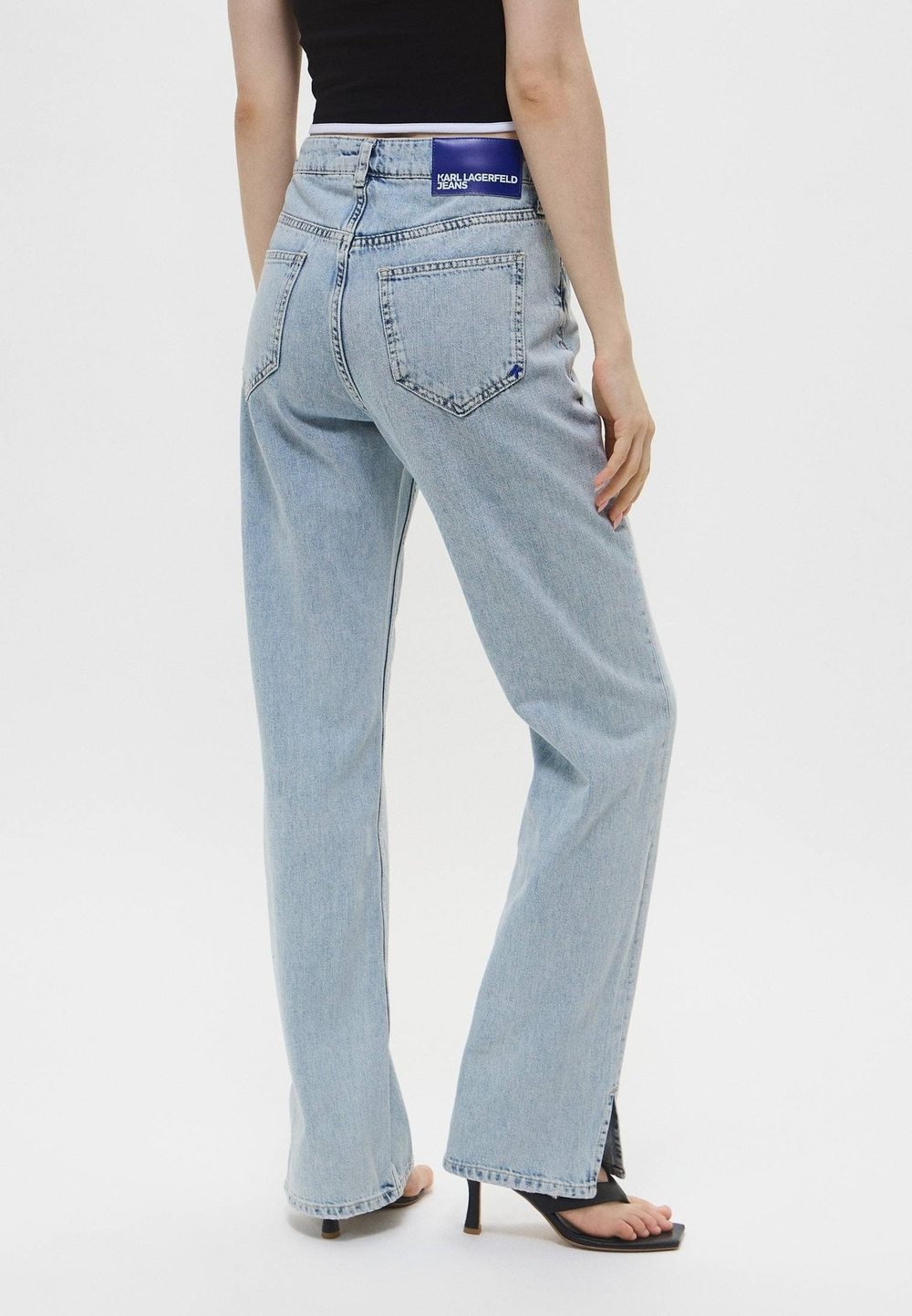 Джинсы STRAIGHT  женские KARL LAGERFELD JEANS