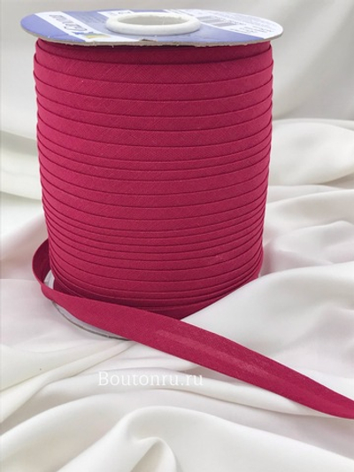 Косая бейка хлопок №102 вишневый GAMMA GK-15C 14-15 мм