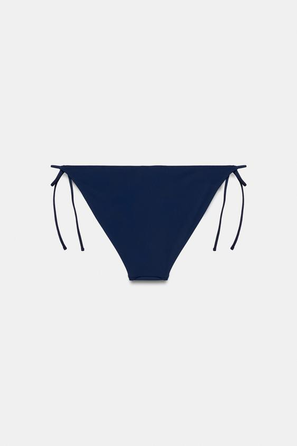ZARA ОДНОТОННЫЕ ПЛАВКИ-БИКИНИ, МОРСКОЙ СИНИЙ