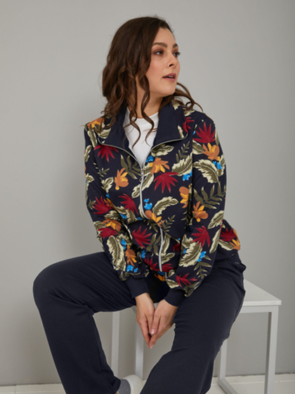 Костюм с брюками КБ-184/кленовыйлист