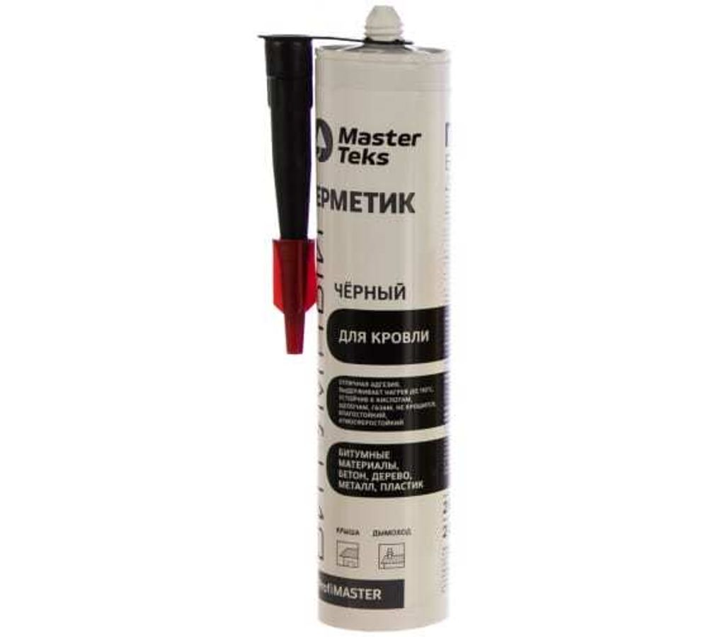Герметик PROFMASTER битумный для кровли черный 260 мл.