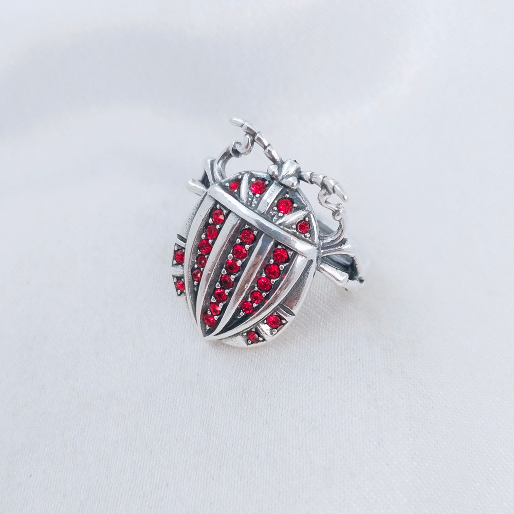 "Жук-Солдатик" кольцо из коллекции "Эскарбахо" от Jenavi