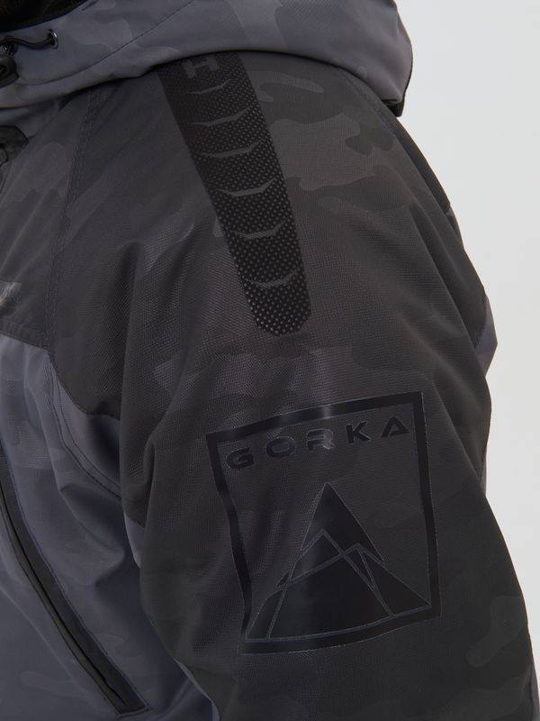 Костюм демисезонный Горка-Люкс ткань Breathable Camo цвет Серый