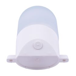 UWL-K02R 60W-E27 IP65 WHITE Светильник влагозащищенный под лампу Е27. наклонный. для бань и саун. до +125С. Цвет корпуса белый. ТМ Uniel