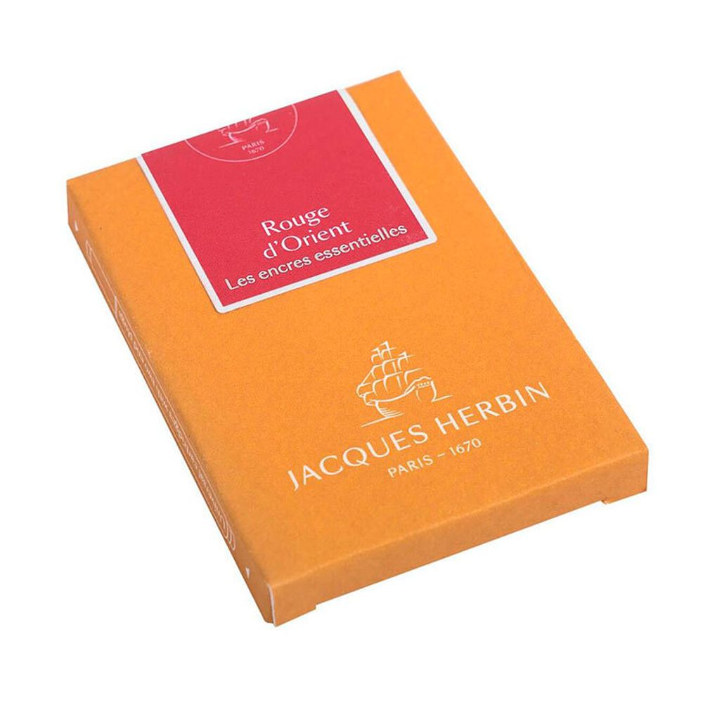 Картриджи для ручки Herbin Prestige Rouge d'orien красные 7 шт (11069JT)