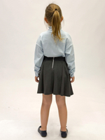 Блузка трикотажная школьная для девочки 7-10 лет