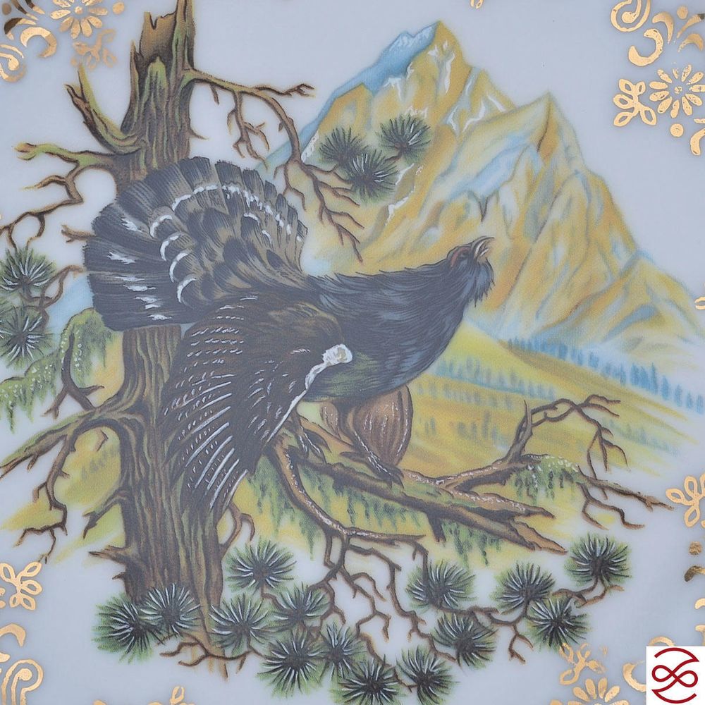 Набор тарелок Repast Охота зеленая Мария-тереза 19 см 6 шт