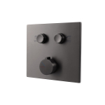 Душевой комплект Vincea Inspire VSFW-421I3GM встраиваемый, двухрежимный, вороненая сталь