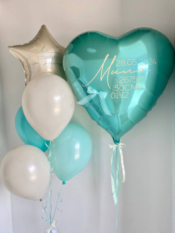 Воздушные шары на выписку девочки №763