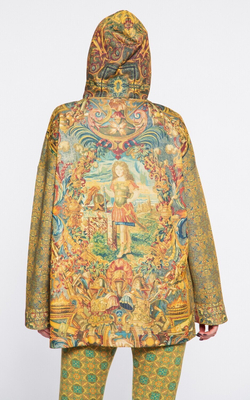 Комплект (худи и леггинсы) "Четыре стихии", по мотивам фламандских гобеленов 17 века "Времена года, четыре стихии"