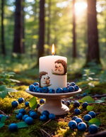 Трансфер переводной - декаль для свечей и гипса зверушки 008 А5