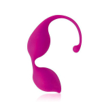 Ярко-розовые фигурные вагинальные шарики Bior Toys Cosmo CSM-23005