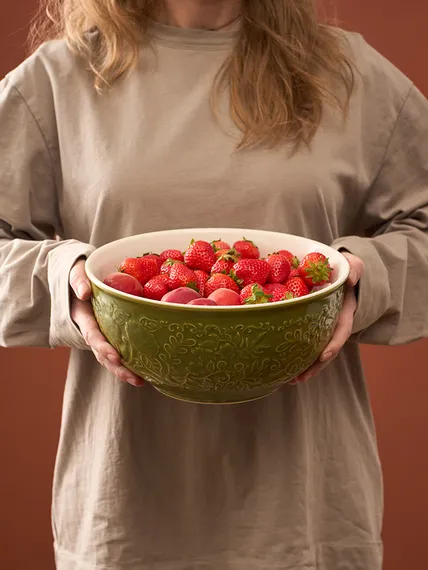 Миска english gardens, 3 л, травянисто-зеленая