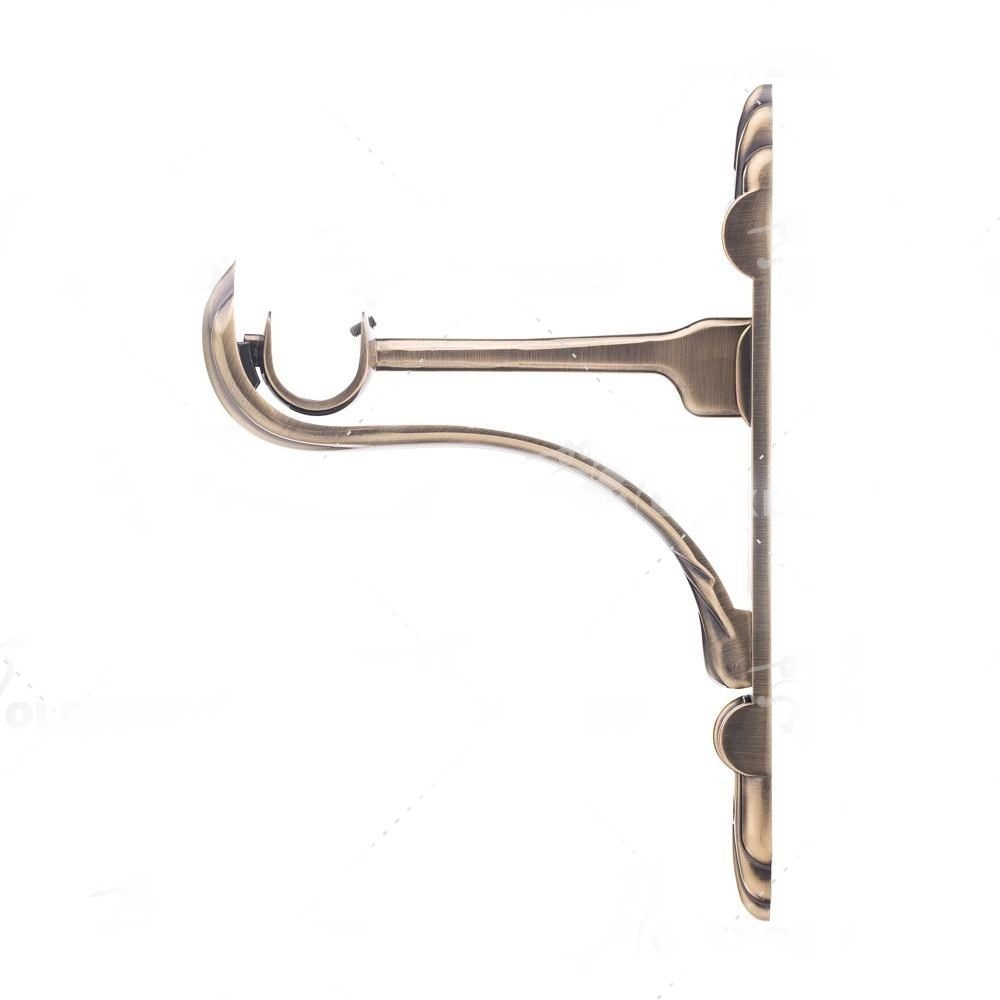 Кронштейн Барокко консольный однорядный d25 мм, цвет антик