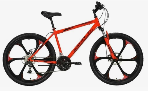 Велосипед 26" Black One Onix D FW красный/черный/красный 20"