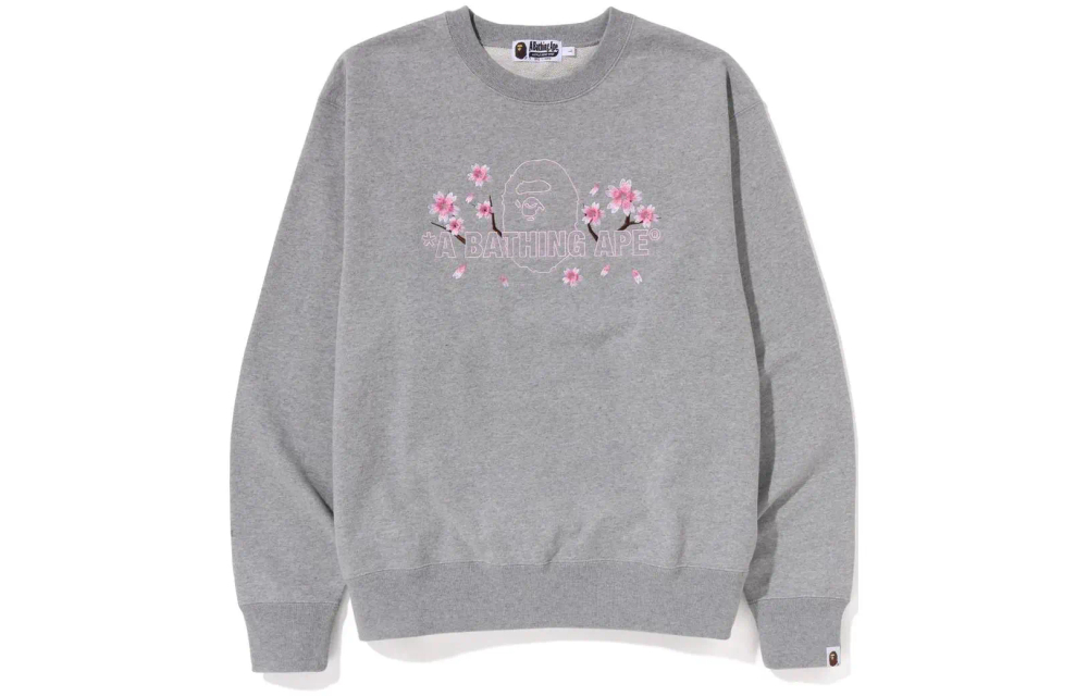 A Bathing Ape Sakura A Bathing Ape Bathing Ape Relaxed Fit Crewneck Ss23