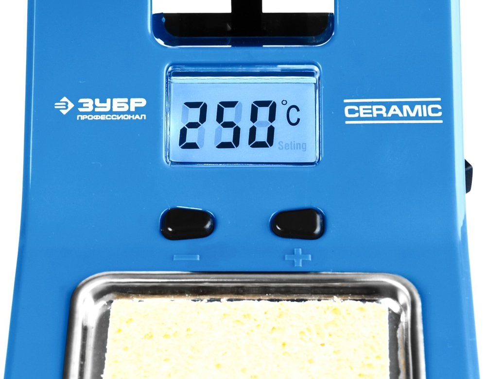 Цифровая паяльная станция ЗУБР 48Вт, 160-550°C, Ceramic