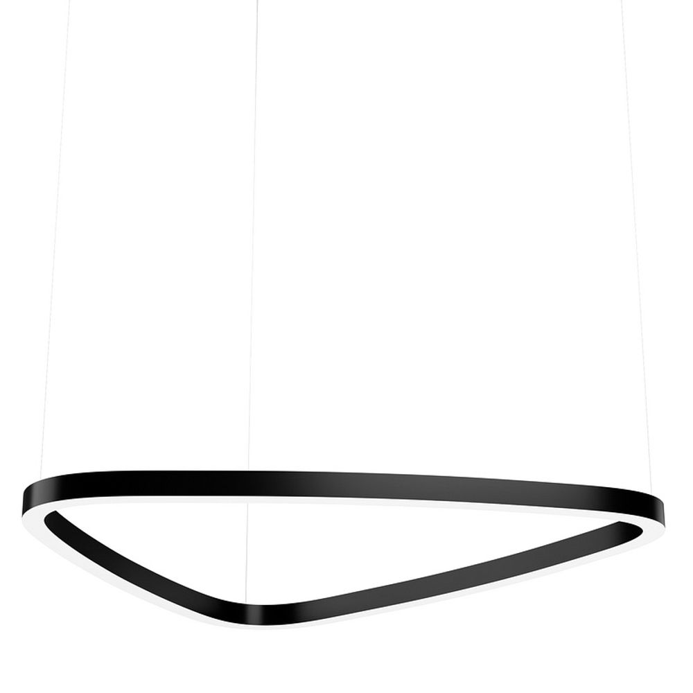 Профильный светодиодный линейный светильник подвесной треугольной формы 90Вт