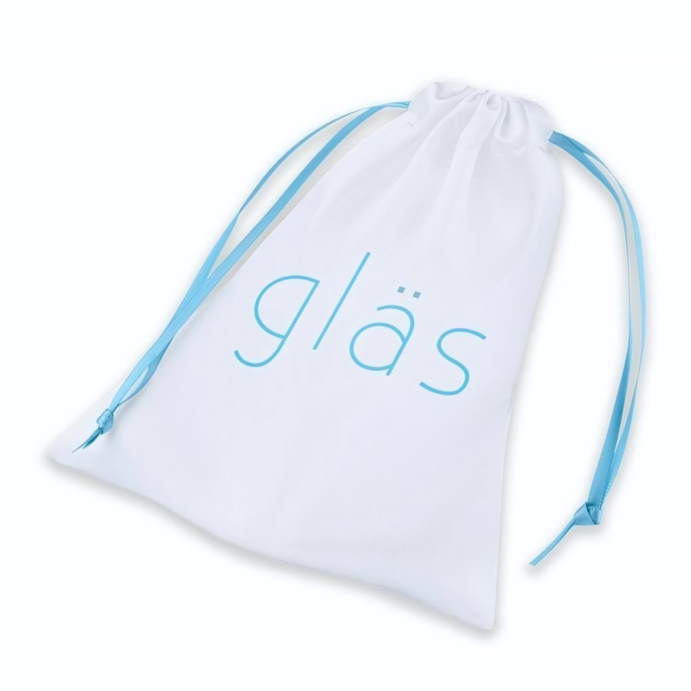 Двусторонняя стеклянная анальная пробка Titus (Цвет: прозрачный)