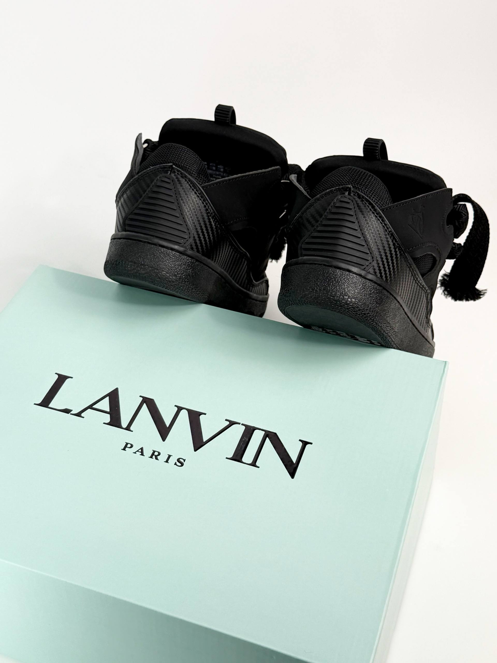 Кроссовки Lanvin curb #B141 (черн.)