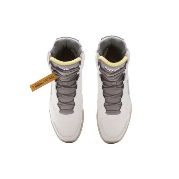 Reebok BB 4K2 Винтажные баскетбольные кроссовки High Топ Белый/Коричневый Унисекс