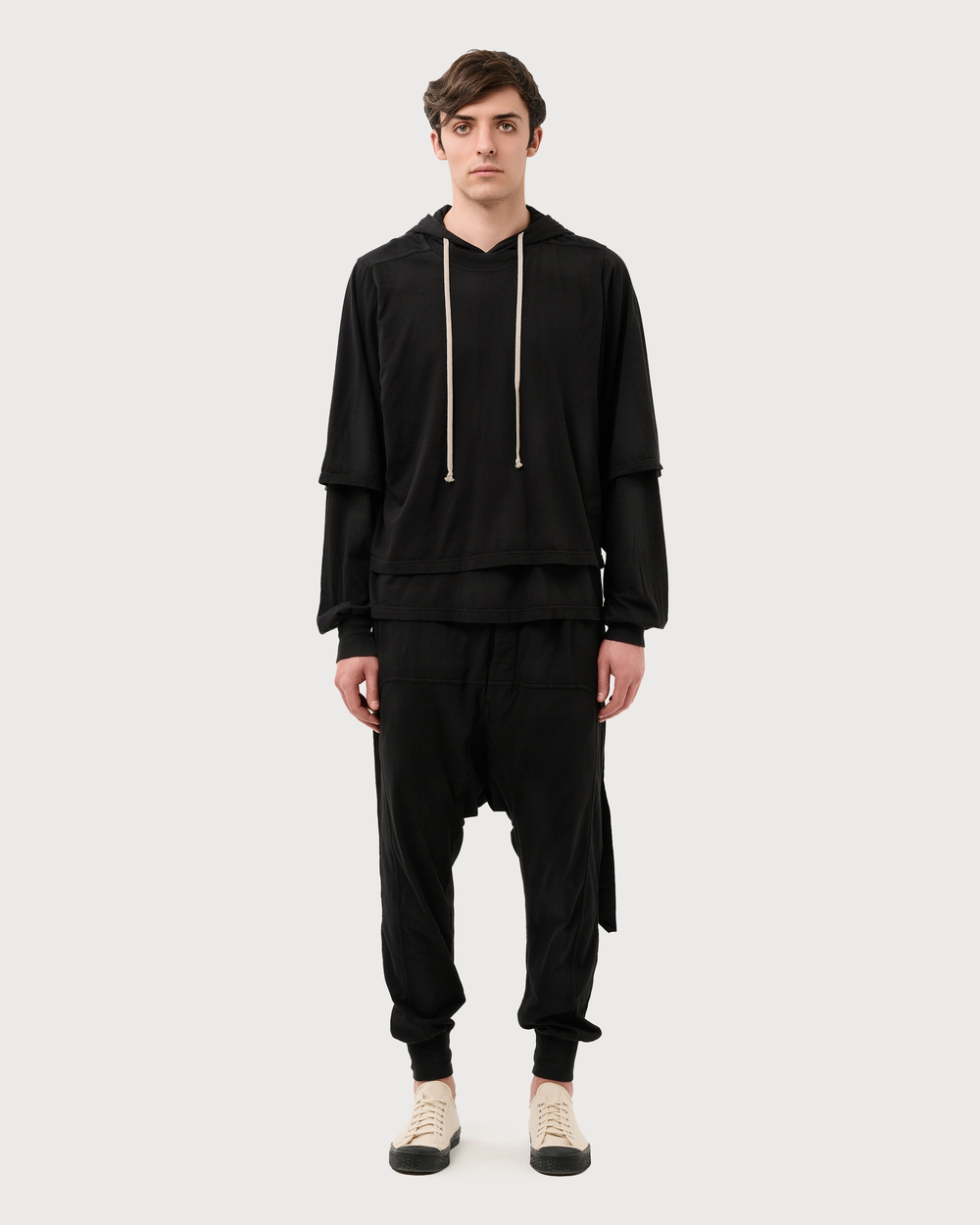 RICK OWENS DRKSHDW ХУДИ ЧЕРНАЯ LIDO HUSTLER
