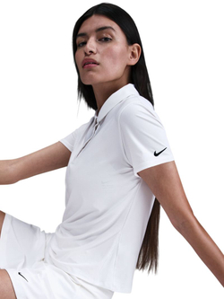 Женское поло Nike Dri-Fit Victory Short Sleeve - white/black