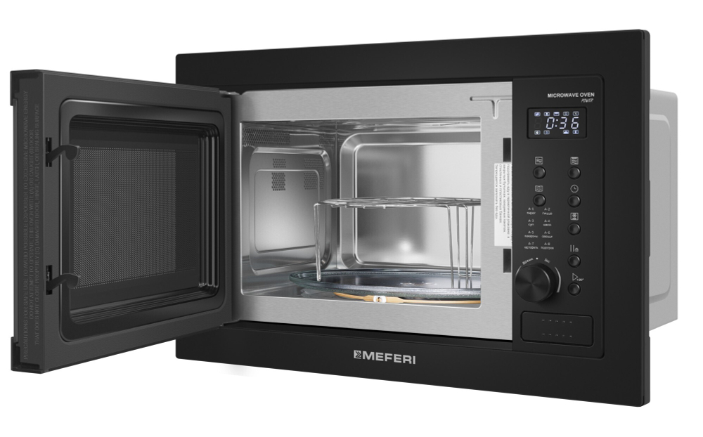 Встраиваемая микроволновая печь Meferi MMO6025BK POWER фото 8