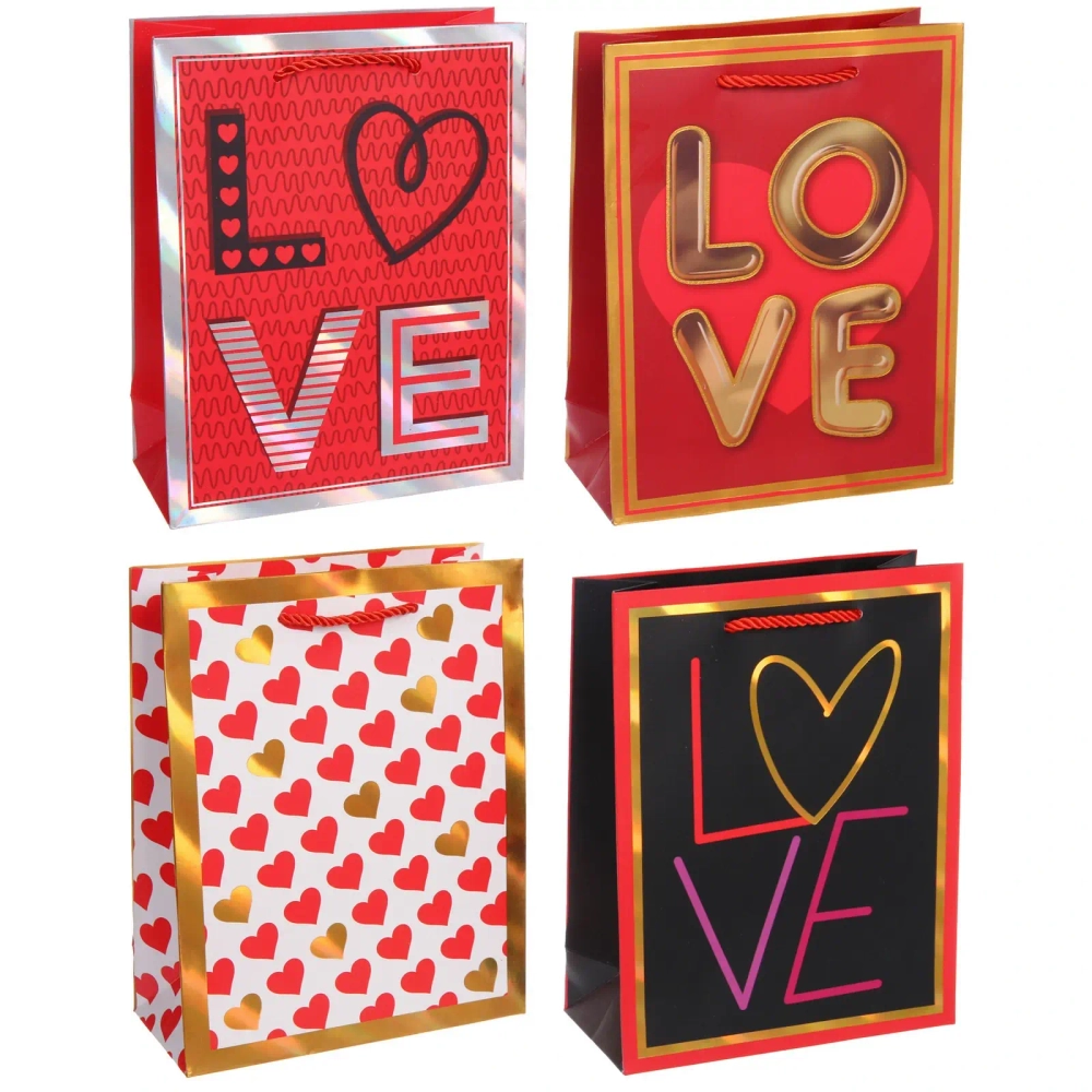 Пакет подарочный «My love» 18*23*8 см