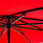 Зонт пляжный профессиональный 2х2 м Kiwi Clips, бежевый, 2000х2000