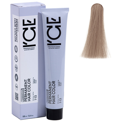 9.1 крем-краска ICE Permanent очень светлый блонд пепельный - 100 мл.