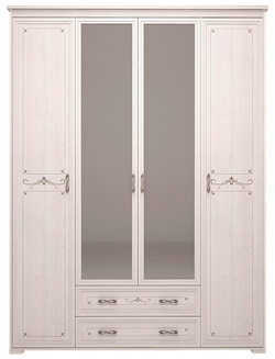 Шкаф для платья и белья Афродита 02  без карниза