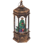 Сувенир с подсветкой «Сказочный мир - Елка» 6,4*14,5 см, Бронза (работает от батареек LR44*3)