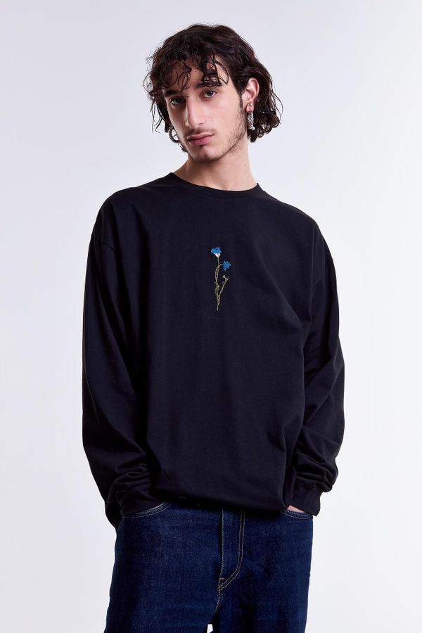 Лонгслив Василек Черный - фото 5