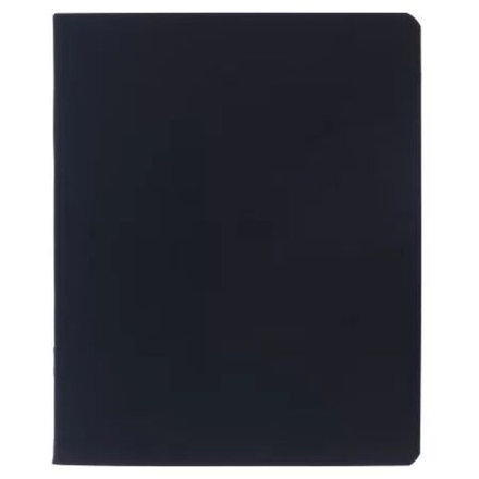 Тетрадь А5 48л кл. Hatber "SoloMatte. Черный бархат" запечат.тит.лист, софт-тач