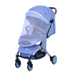 Детская прогулочная коляска Nuovita Giro Lux Denim, Argento / Джинсовый, Серебряный