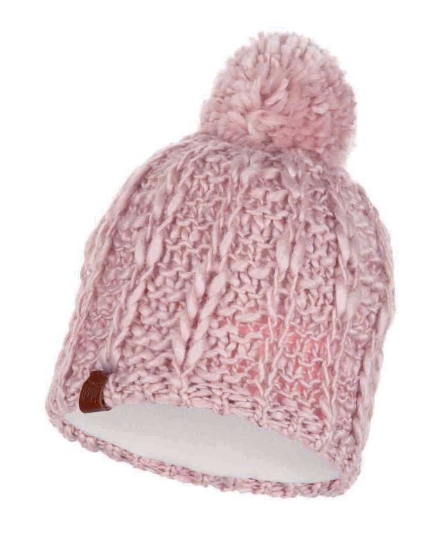 Шапка вязаная с флисом Buff Hat Knitted Polar Liv Coral Pink Фото 1