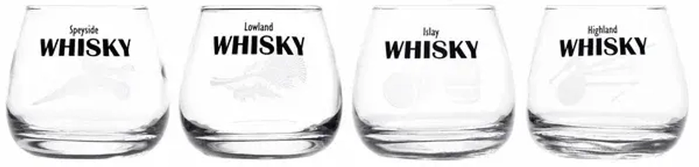 Набор низких стаканов 4 шт 300 мл Luminarc Tasting Time Regions of Scotland Q3171