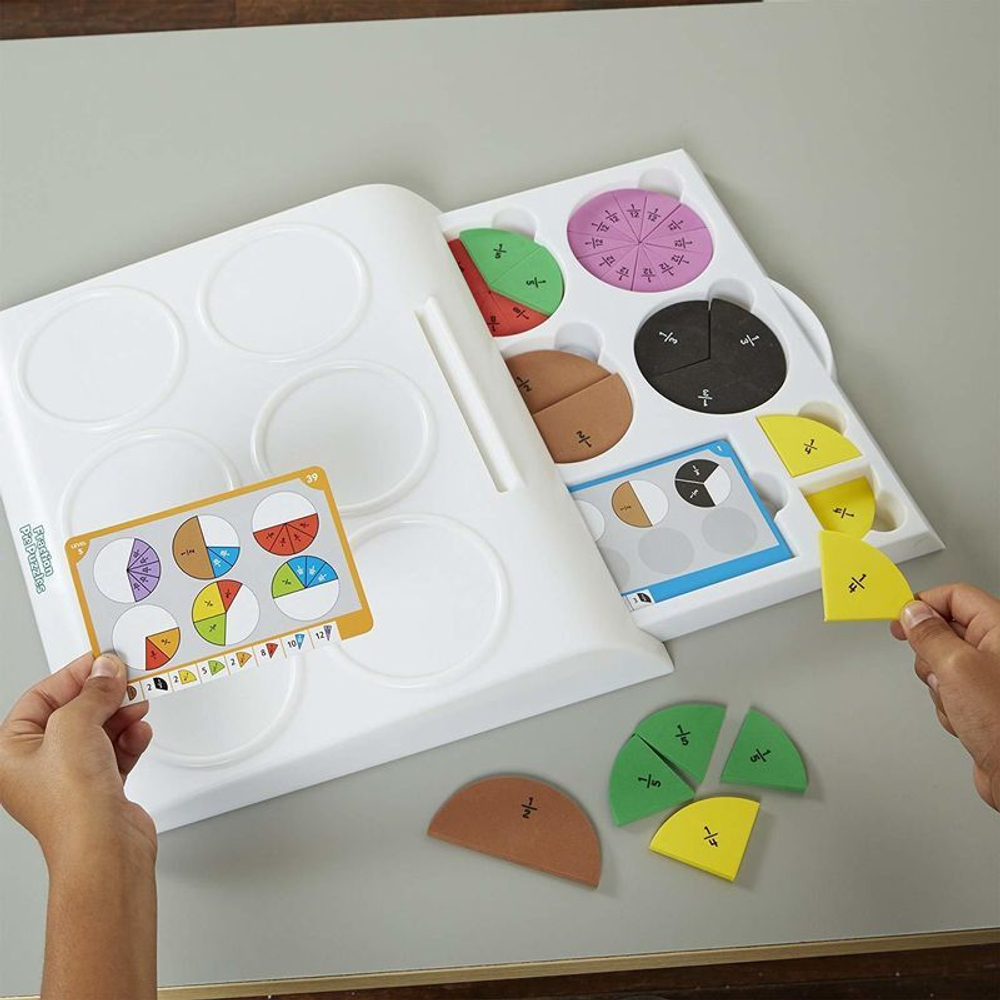 Развивающий набор Части целого. Легко, как пирог, с карточками, 116 элементов