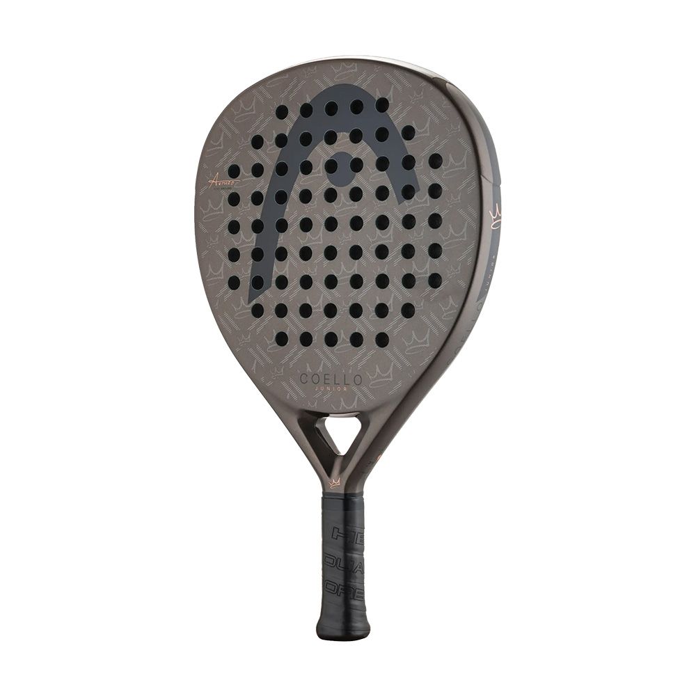 Ракетка для падела HEAD Coello Junior 2026, 226726, для начинающих, стекловолокно, серо-коричневый