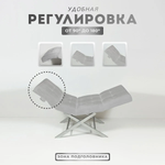 Кушетка анатомическая с регулировкой изголовья и ног Masscomplekt