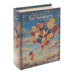 GAEM Шкатулка-книга с кодовым замком, L15,5 W7 H22 см