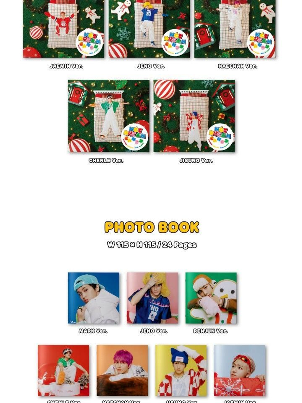 Альбом NCT DREAM - CANDY Winter Special Mini Album DIGIPACK RANDOM Version