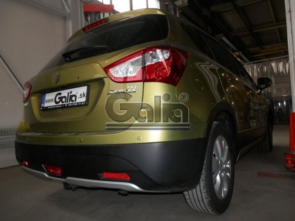 Фаркоп оцинкованный Galia S107A для Suzuki SX4 S-Cross 2013- 2WD/4WD(паспорт и сертификат в комплекте)(без электрики)