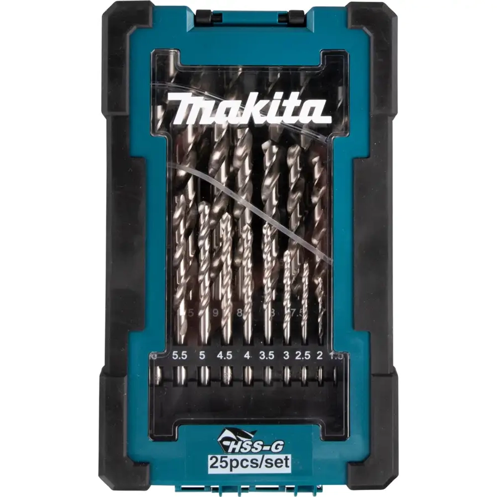 Набор свёрл по металлу HSS-G Makita D-67555